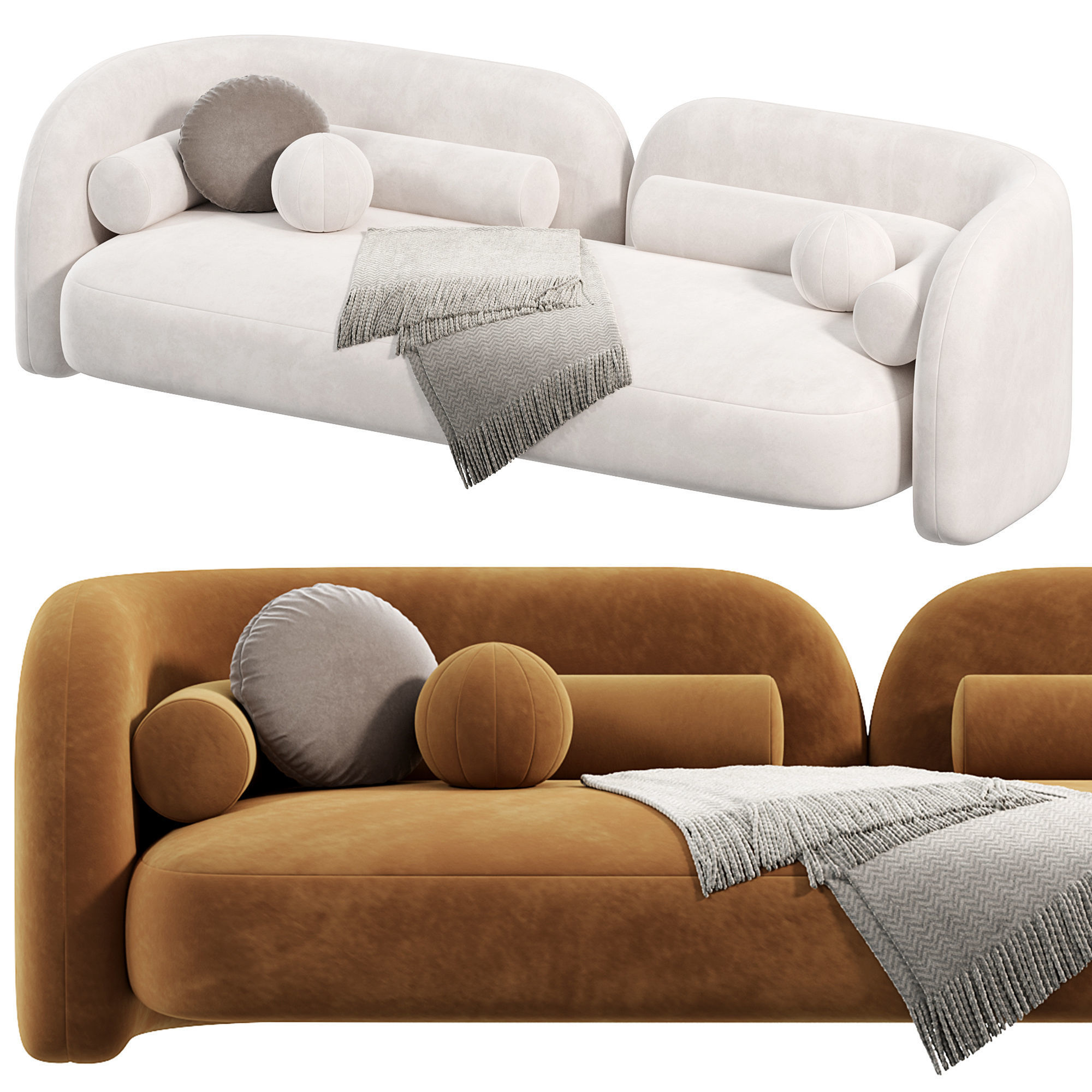 Nordic Sofa by Leader 1 3D model_2