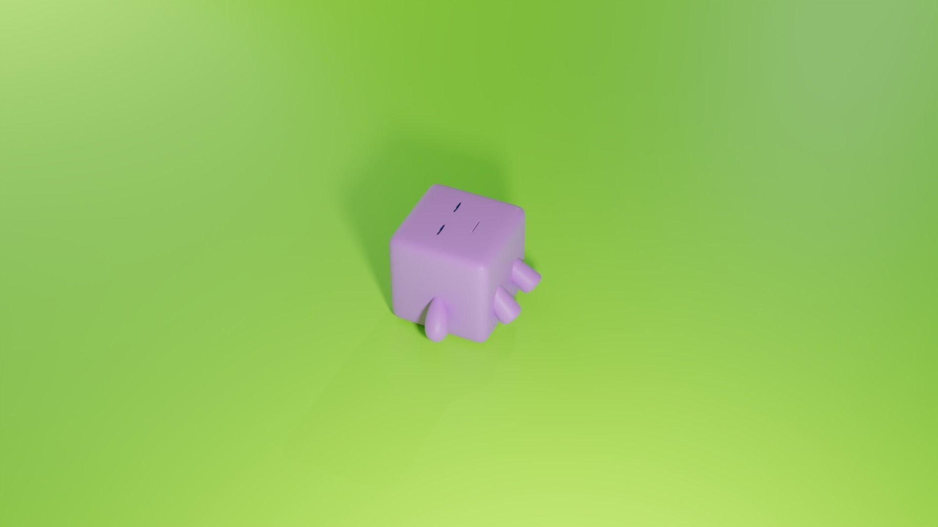 Cubo OG Low-poly 3D model_5