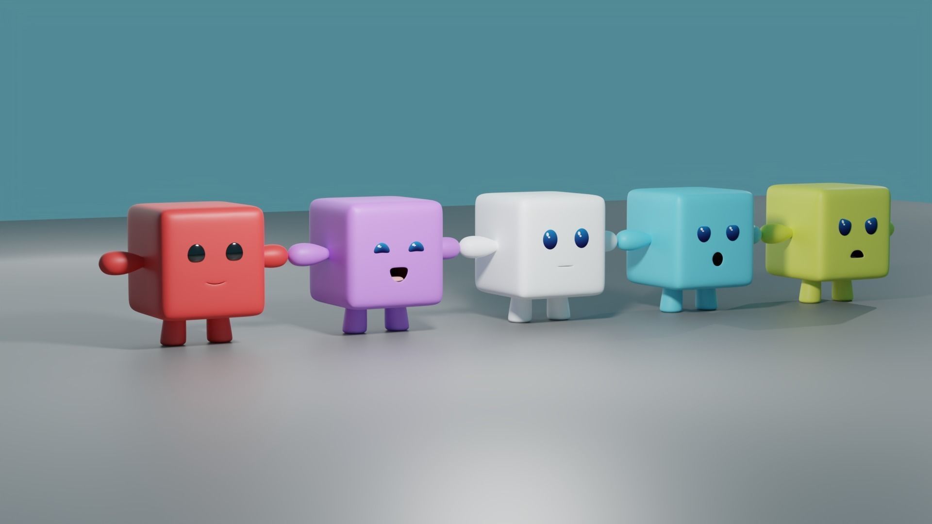 Cubo OG Low-poly 3D model_3