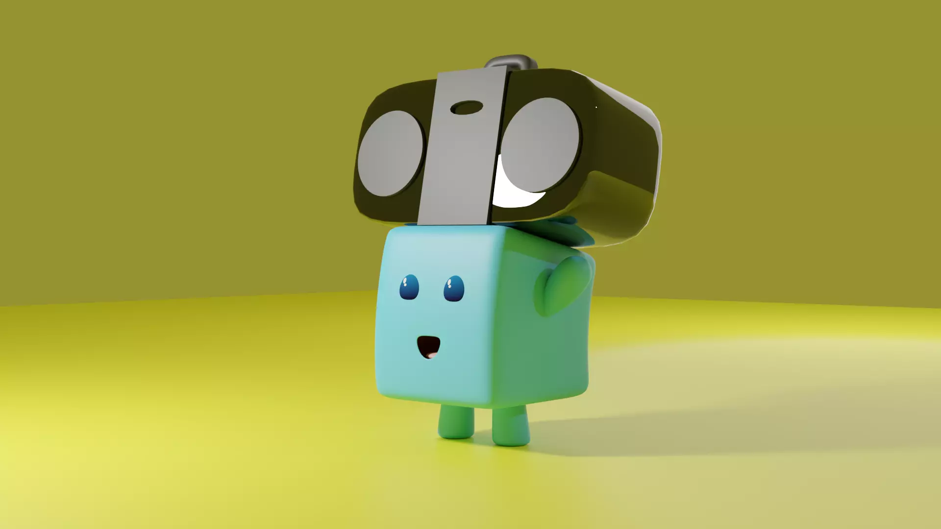 Cubo OG Low-poly 3D model_0