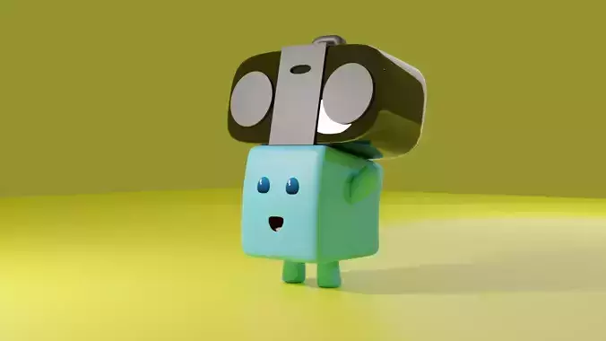 Cubo OG Low-poly 3D model