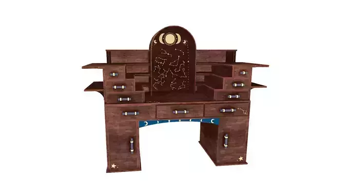 Desk lowpoly gameplay ready