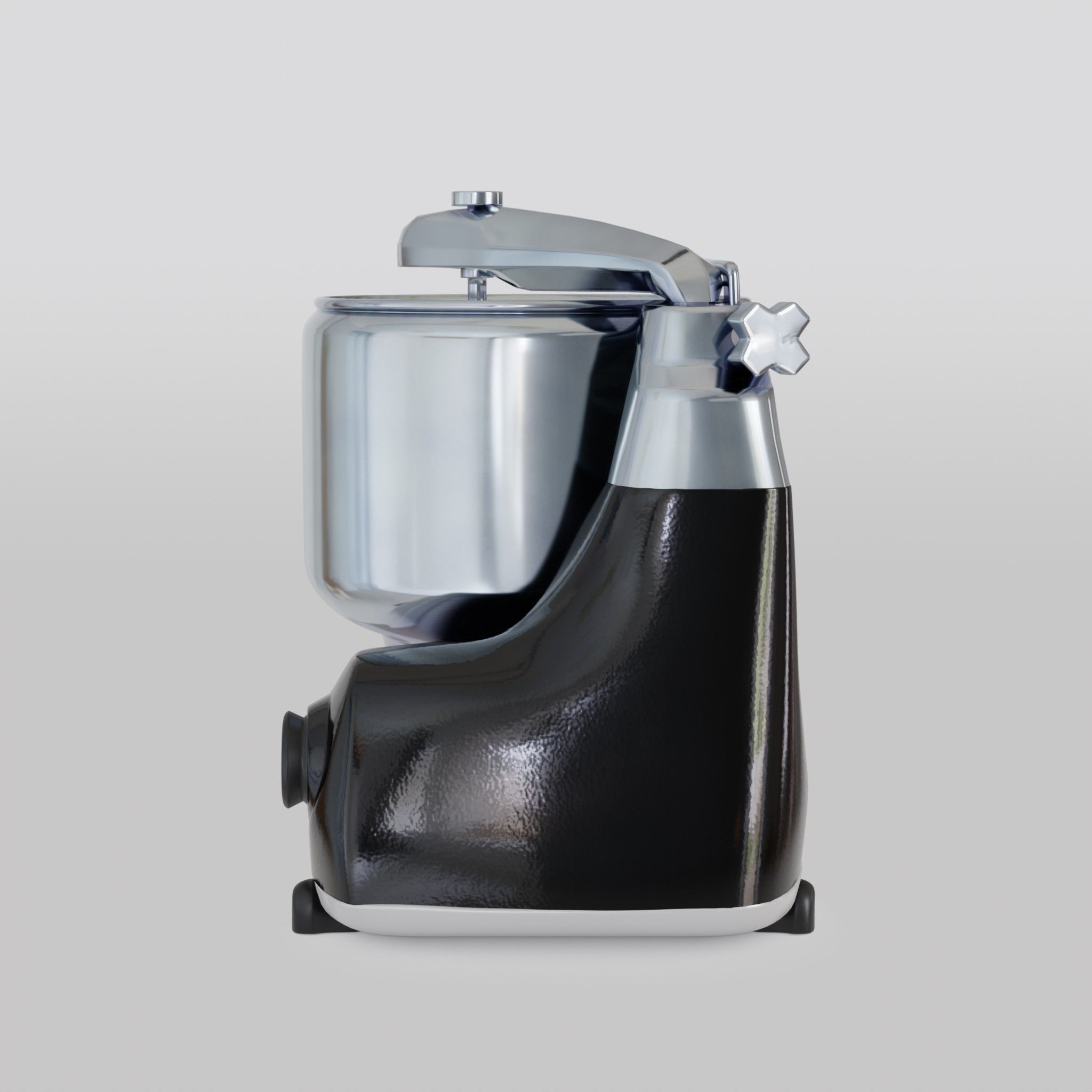 Assistent Original Stand Mixer Black Diamond Low-poly 3D model_3