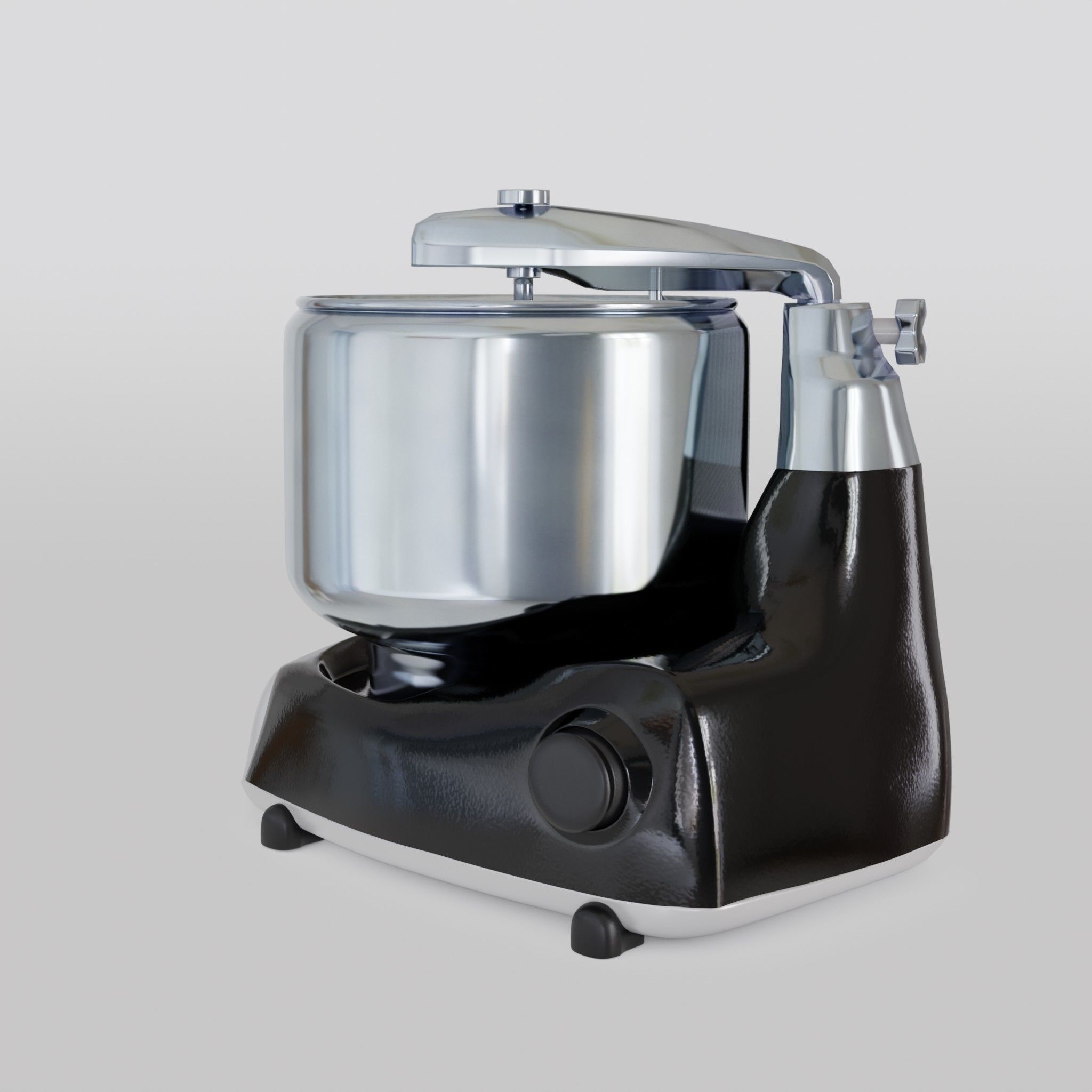 Assistent Original Stand Mixer Black Diamond Low-poly 3D model_2