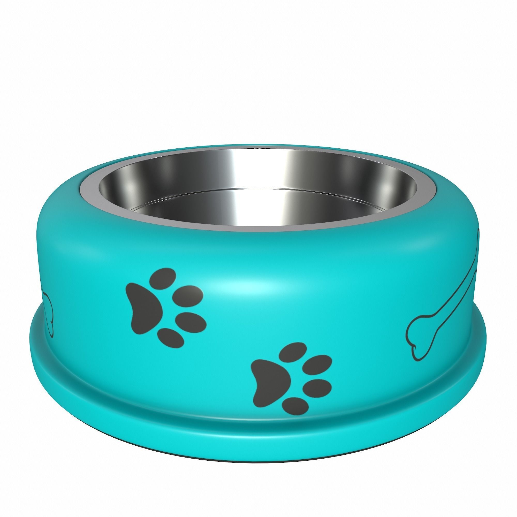 Dog bowl 3D model_23