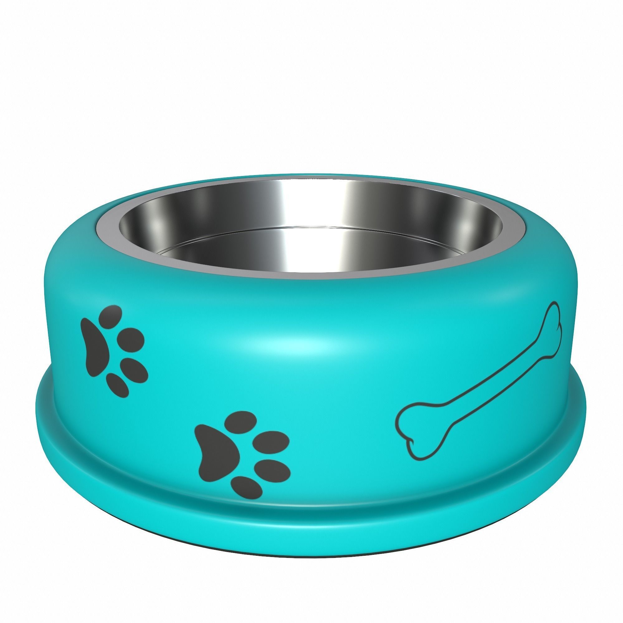 Dog bowl 3D model_22