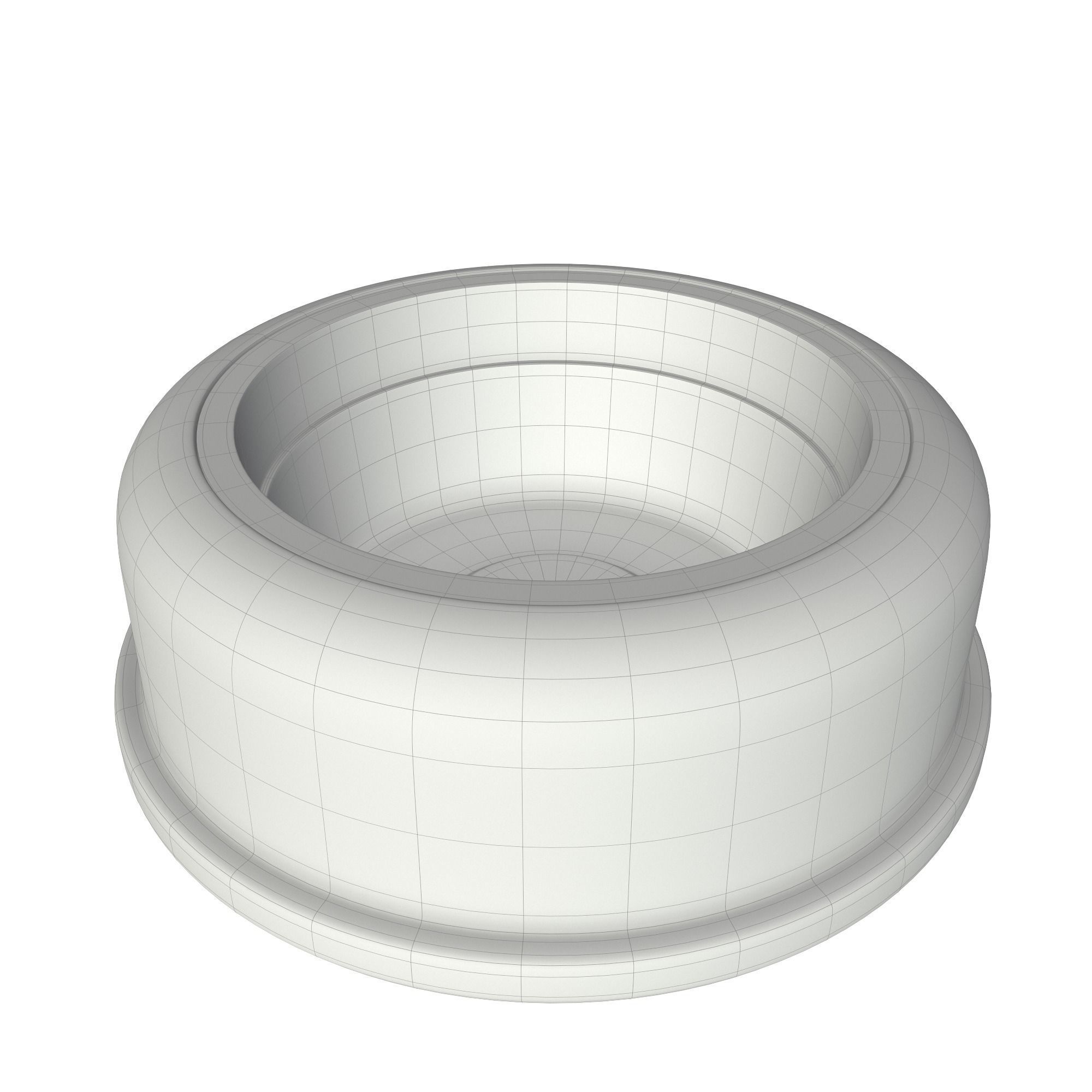 Dog bowl 3D model_27