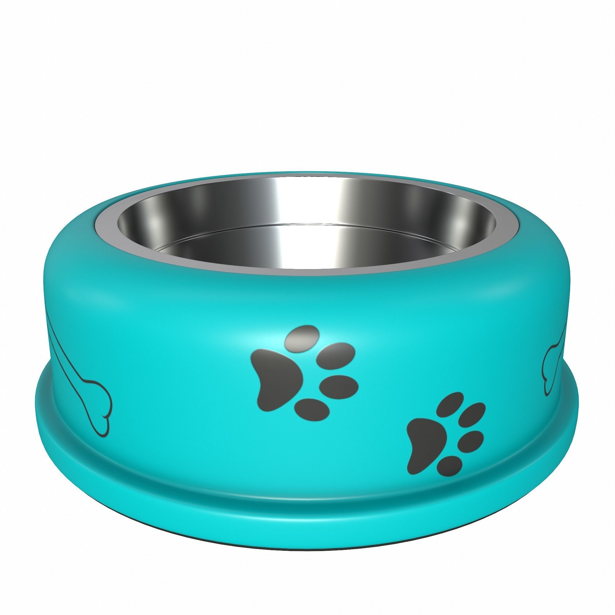 Dog bowl 3D model_24