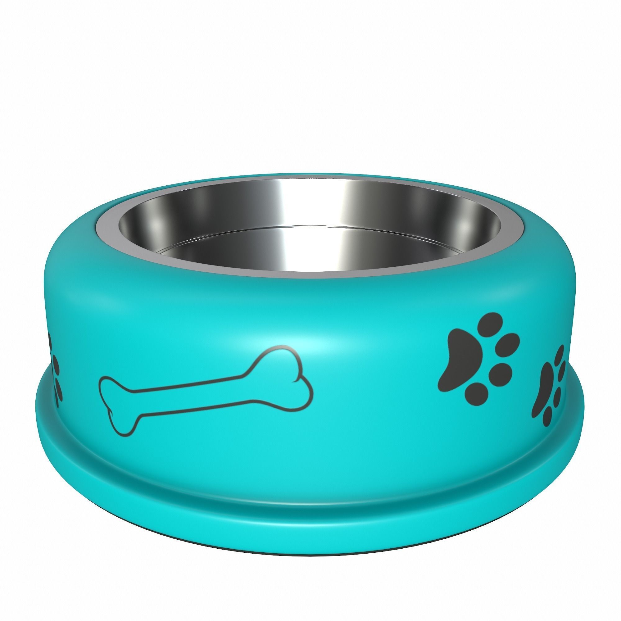 Dog bowl 3D model_19
