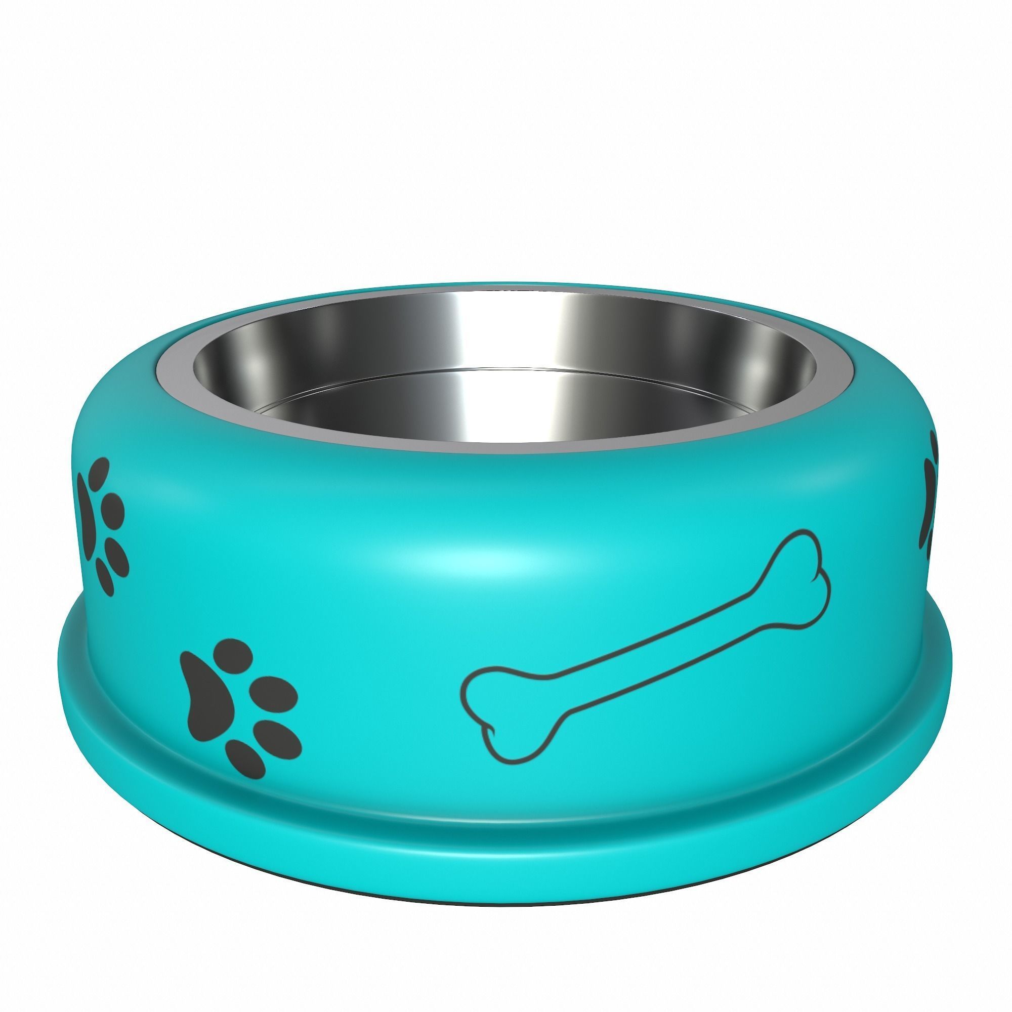 Dog bowl 3D model_21