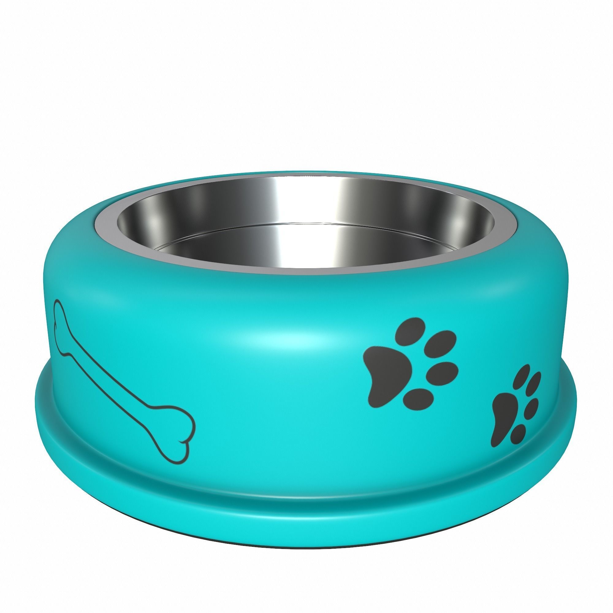 Dog bowl 3D model_25