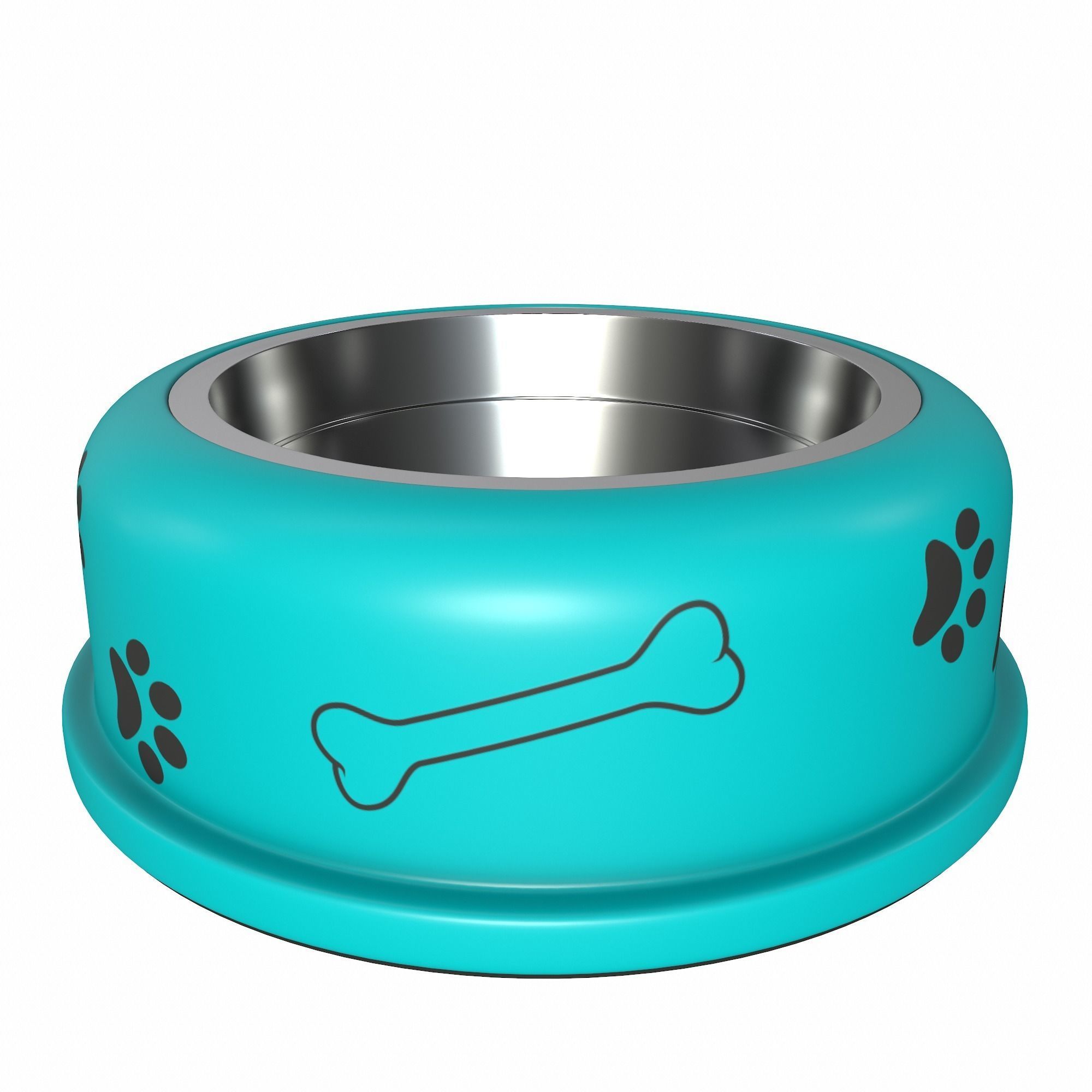 Dog bowl 3D model_20