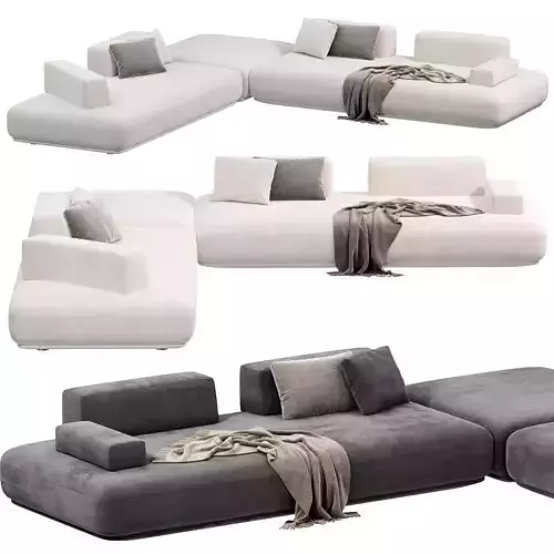 Yoko Sofa by Castello Lagravinese Studio