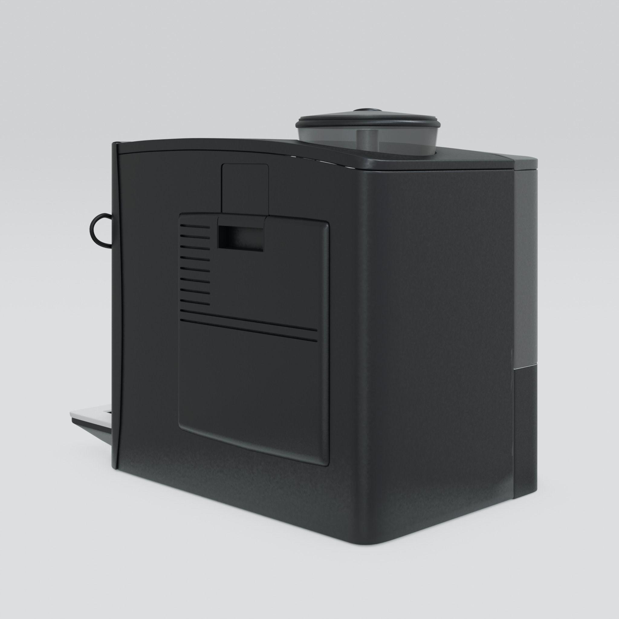 Fully Automatic Espresso-Coffee Machine EQ6 PLUS S700 Dark Inox Low-poly 3D model_2