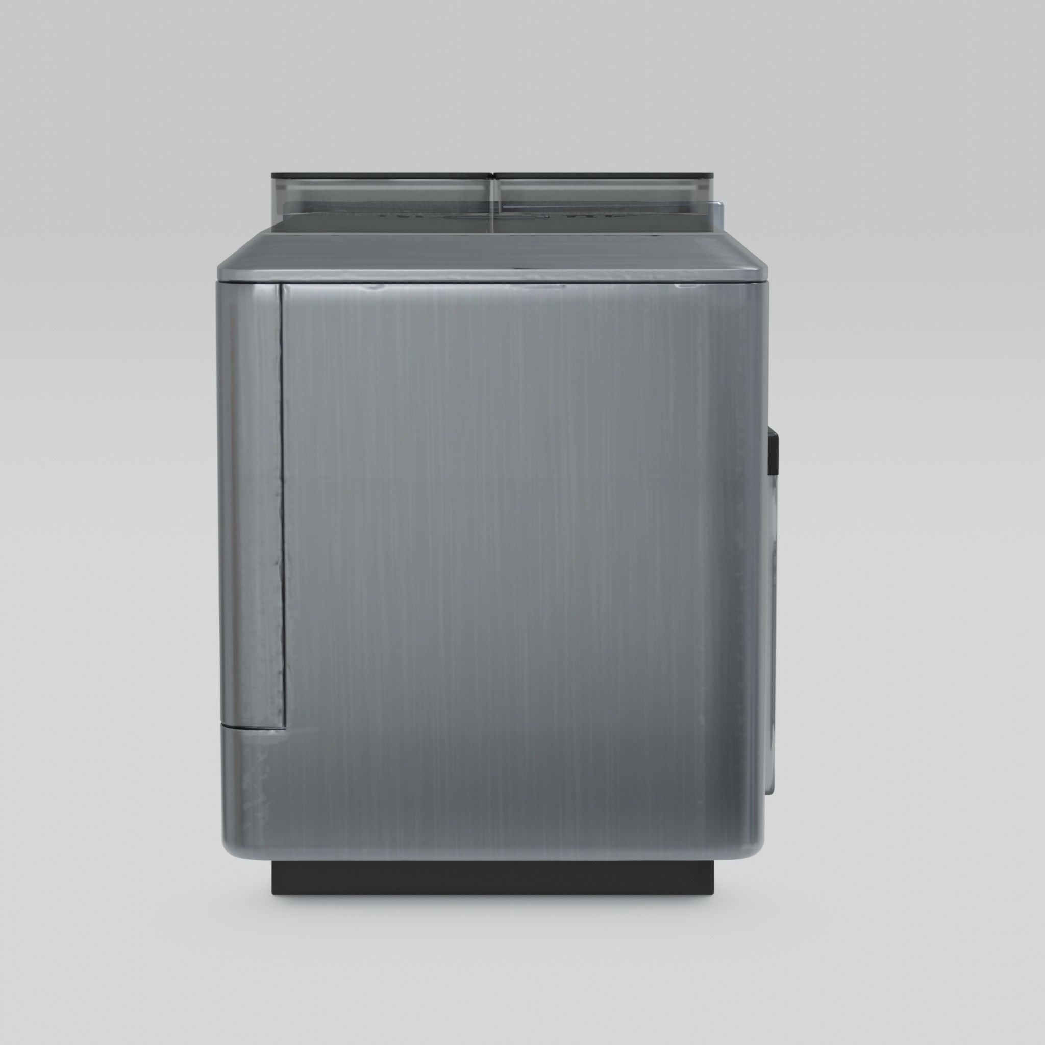 Fully Automatic Espresso-Coffee Machine EQ9 S700 Stainless Steel Low-poly 3D model_3