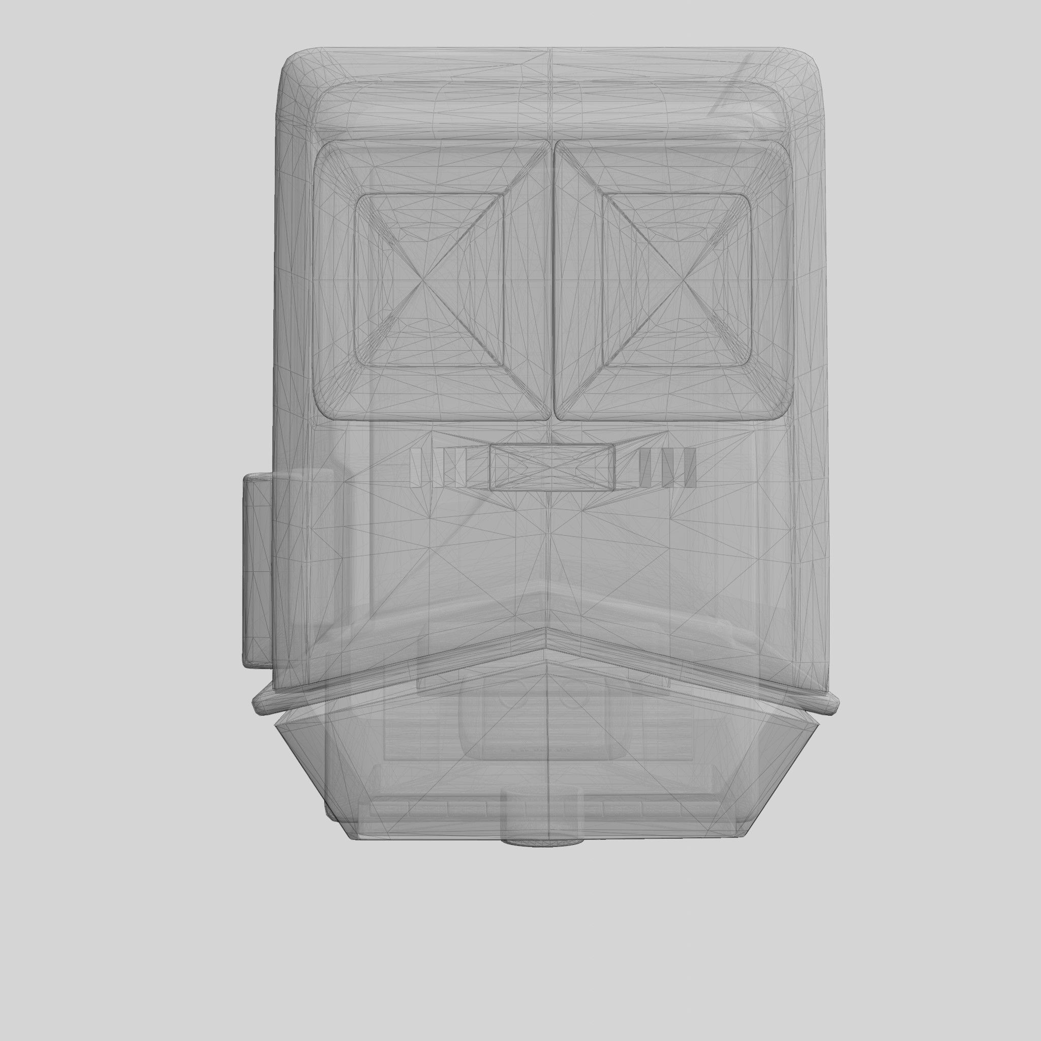 Fully Automatic Espresso-Coffee Machine EQ9 S700 Stainless Steel Low-poly 3D model_9