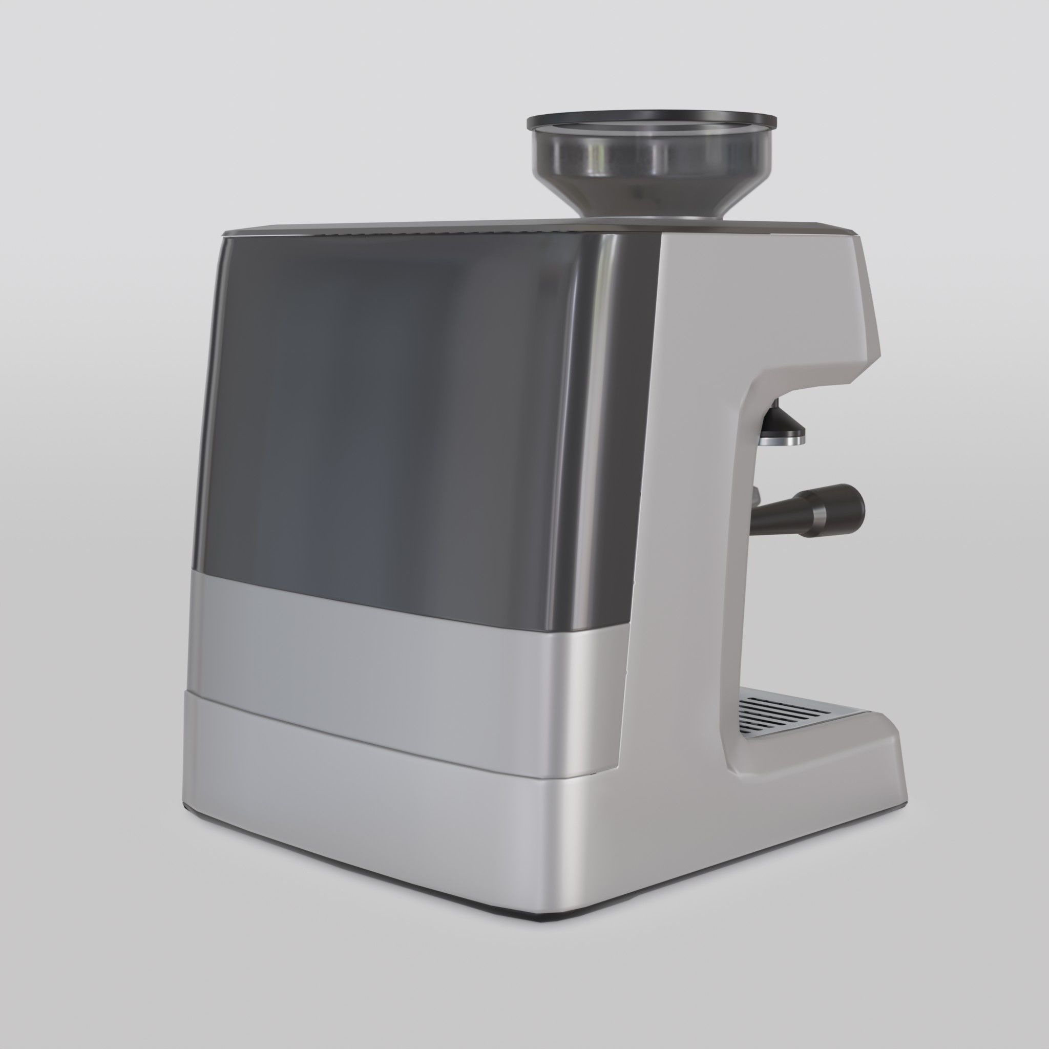 Barista Express Espresso Machine Low-poly 3D model_3