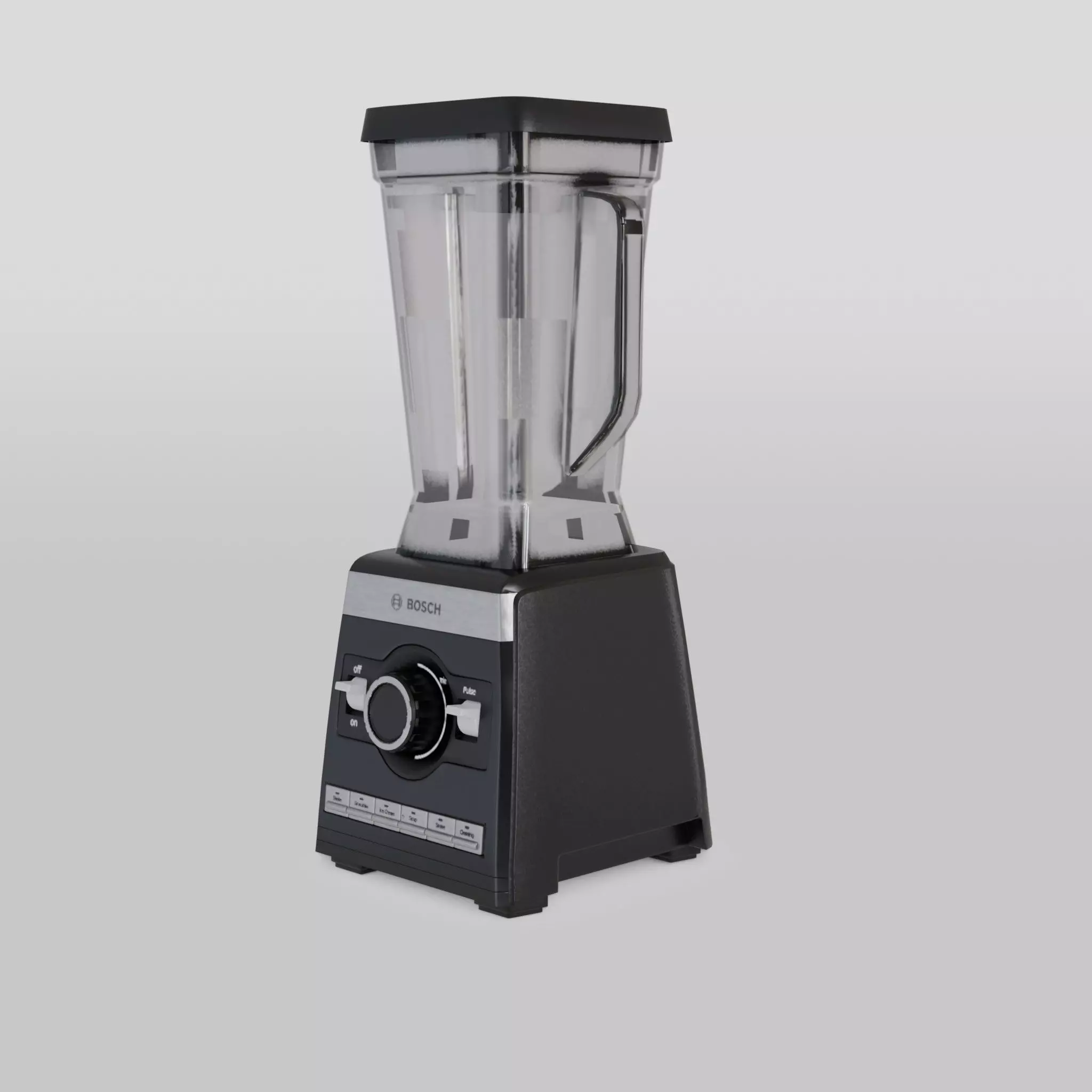 VitaBoost High-Speed Blender 1600 W Black Low-poly 3D model_0