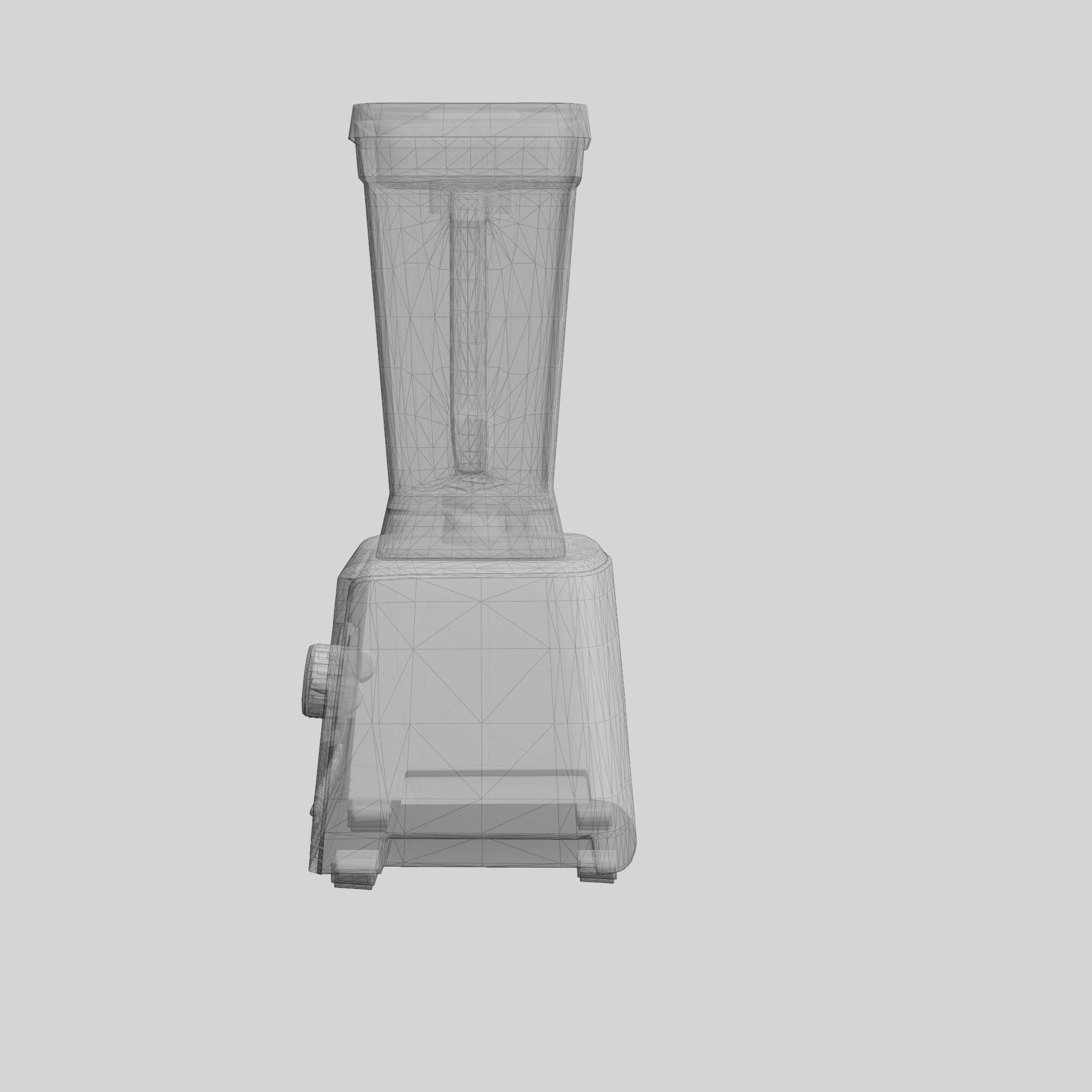 VitaBoost High-Speed Blender 1600 W Black Low-poly 3D model_5