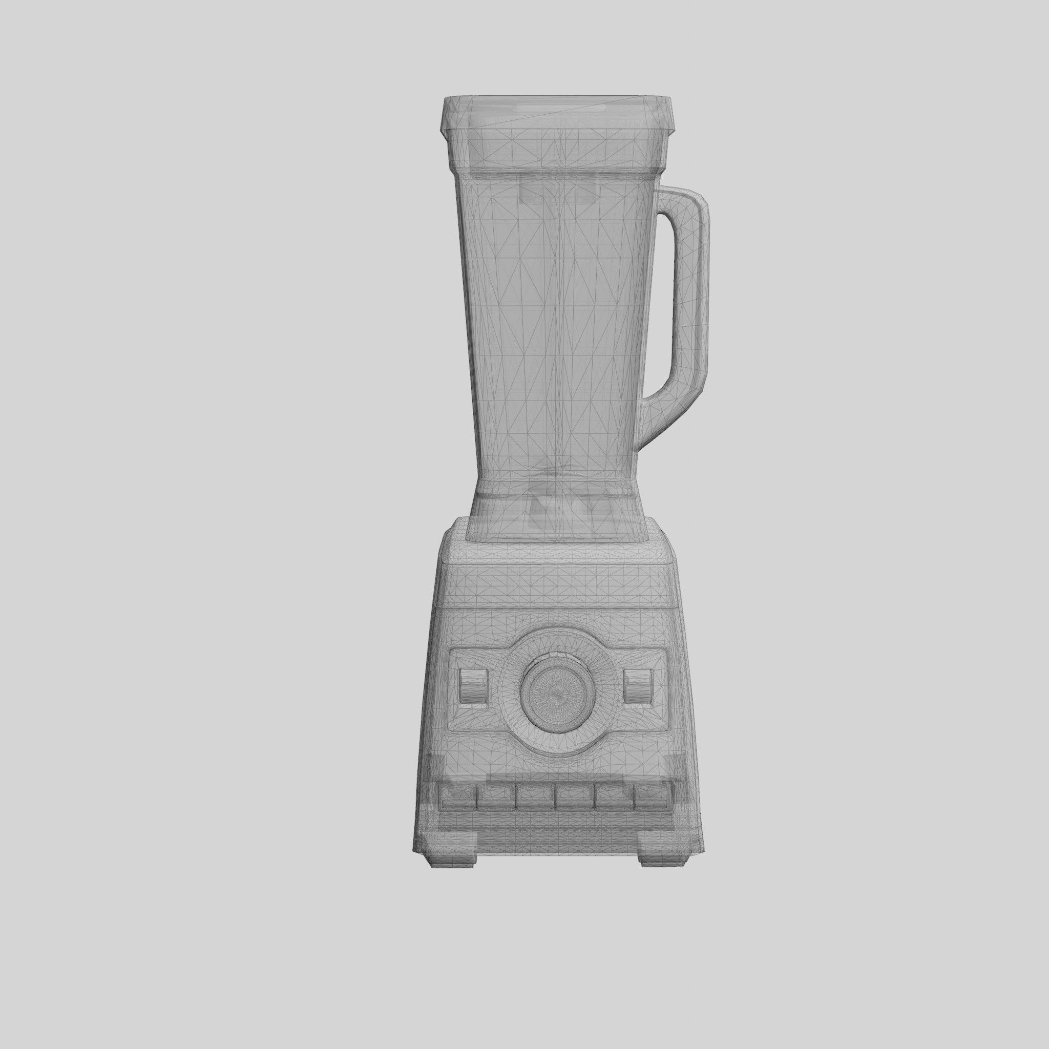VitaBoost High-Speed Blender 1600 W Black Low-poly 3D model_7