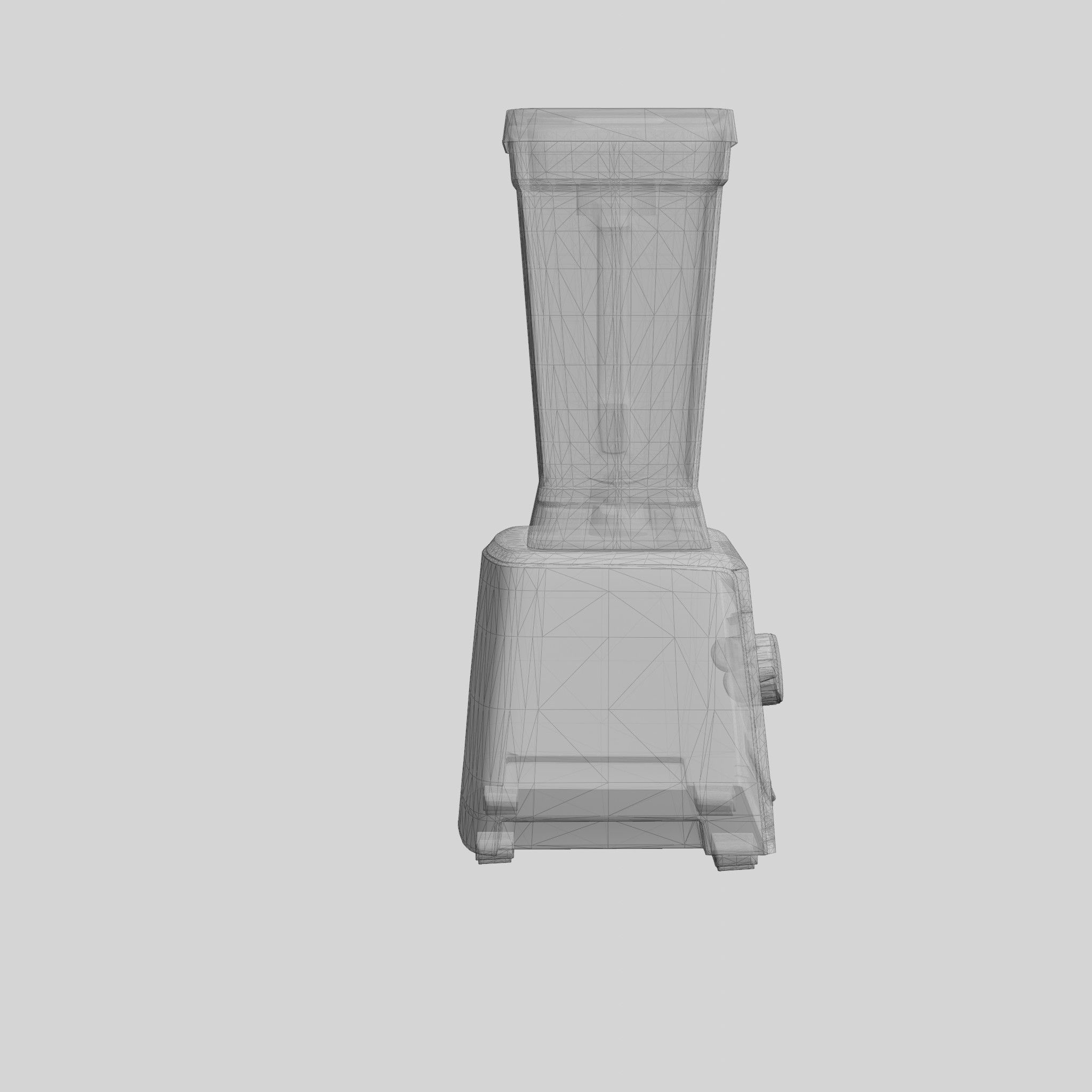 VitaBoost High-Speed Blender 1600 W Black Low-poly 3D model_8