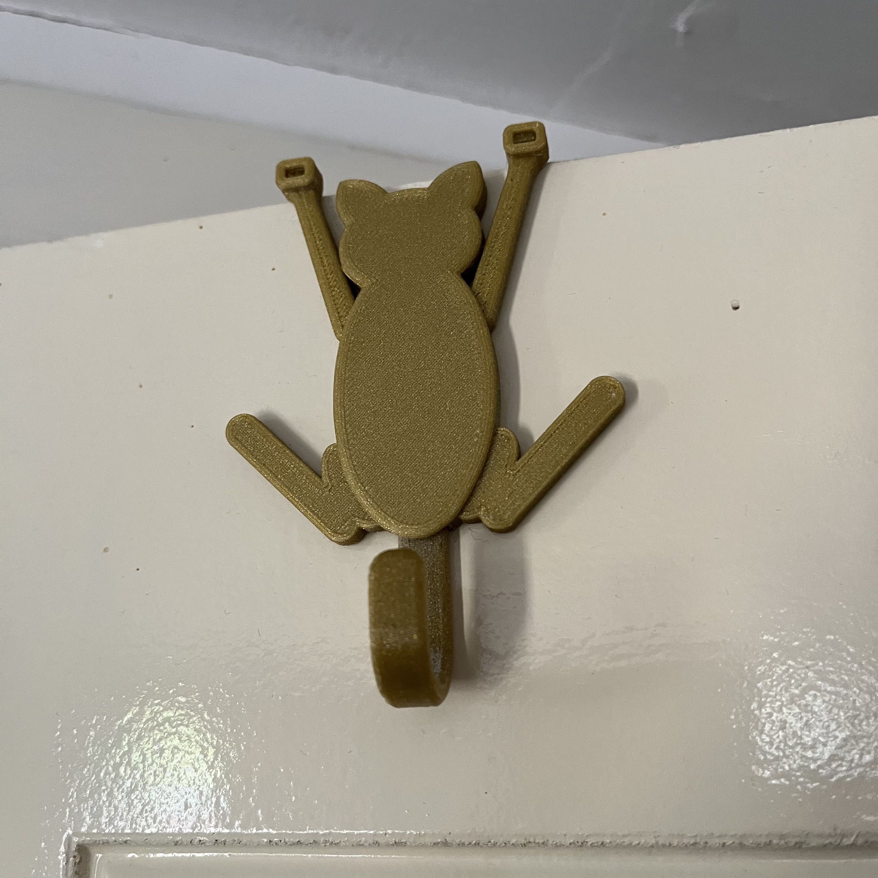 Kitten Door Hook Free 3D print model_1
