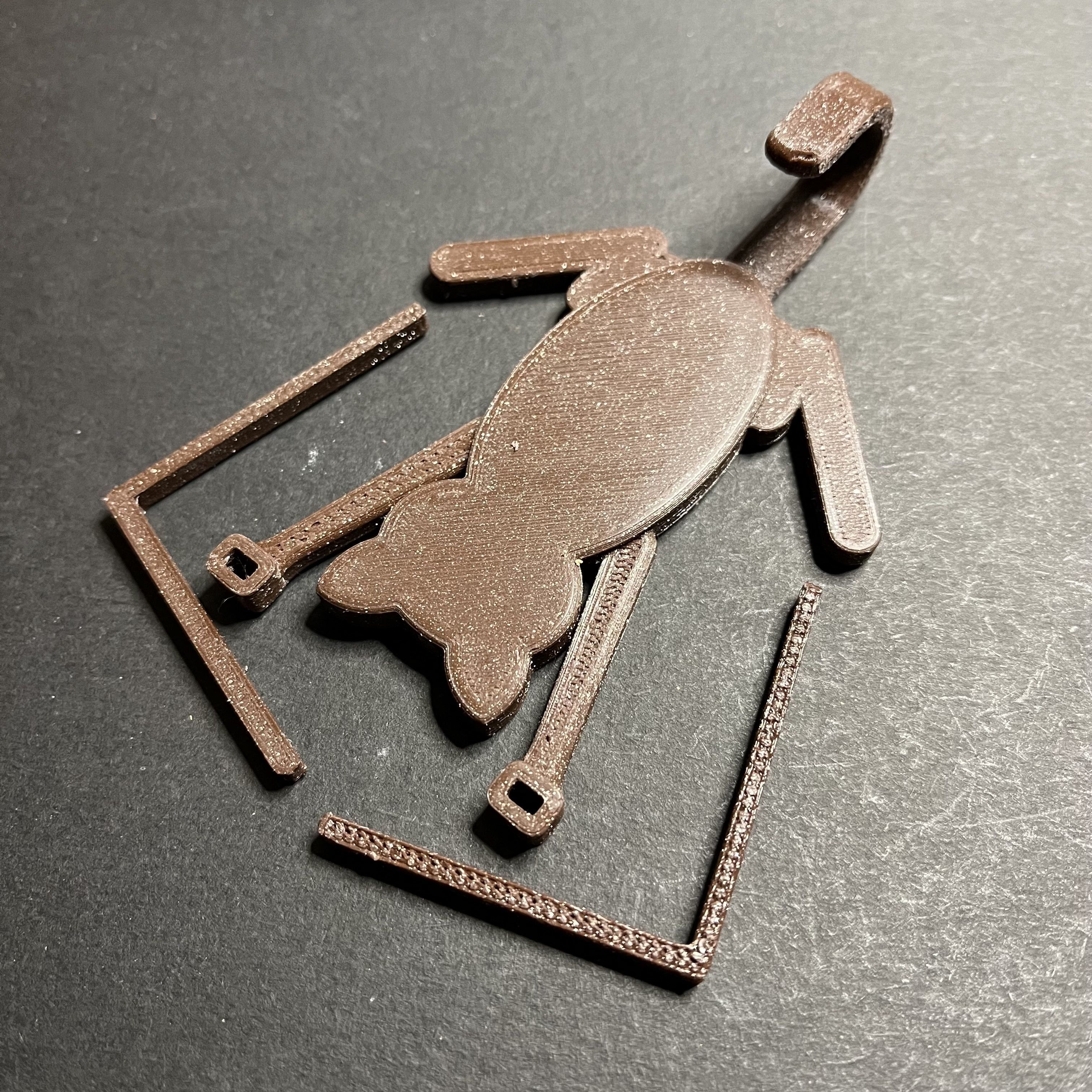 Kitten Door Hook Free 3D print model_4