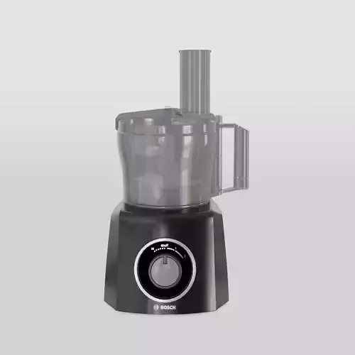 MultiTalent Food Processor with Blender Low-poly 3D model