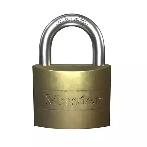 Padlock 3D model