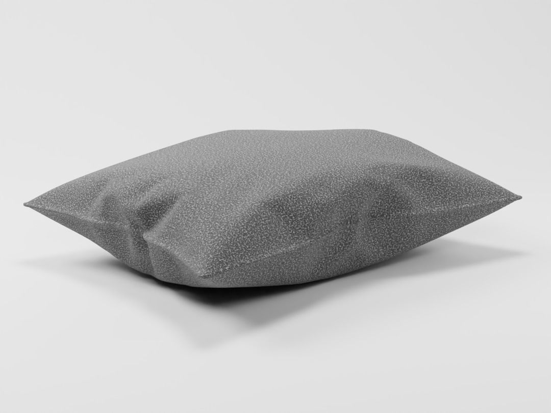 Pillows Set 01 Low-poly 3D model_4