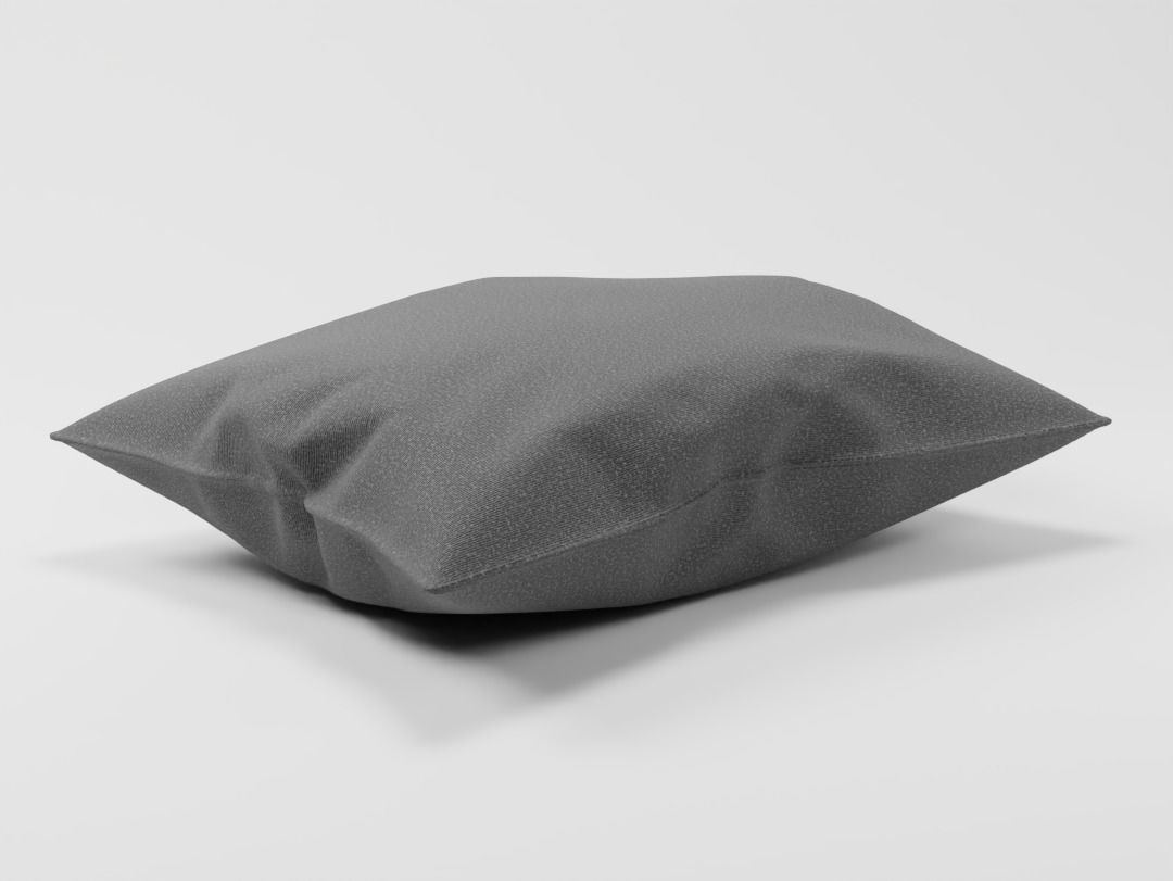 Pillows Set 01 Low-poly 3D model_10