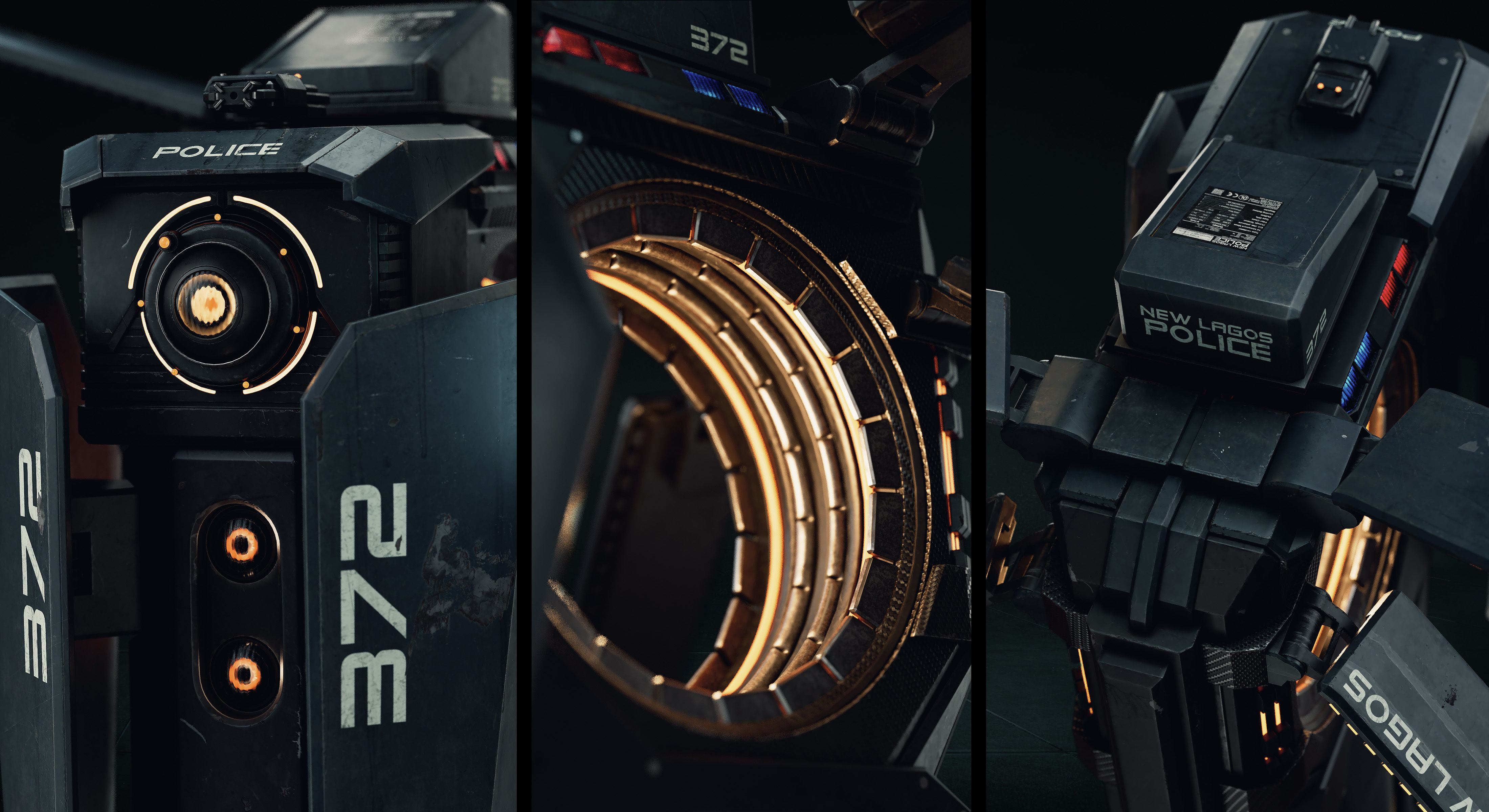 Surveillance Drone 3D model_1