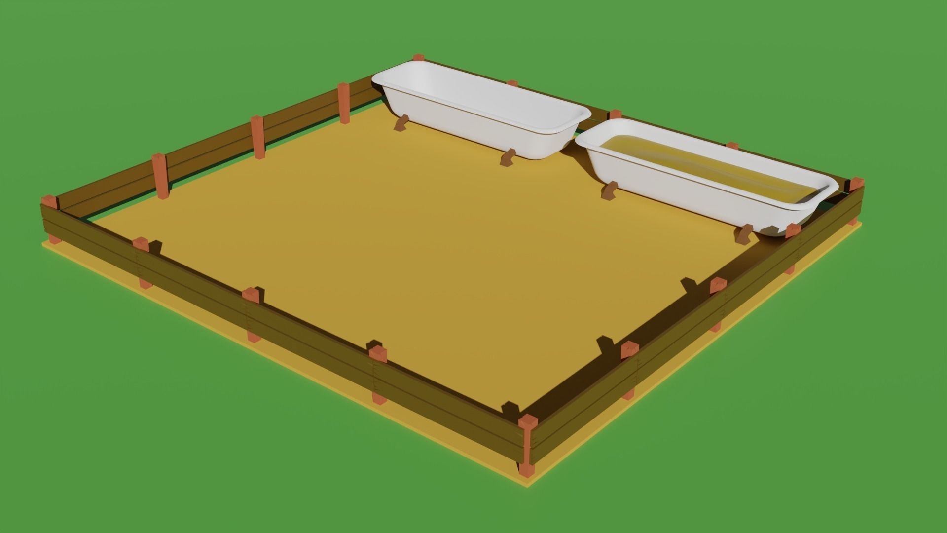 Low Poly Farm Package Low-poly 3D model_30