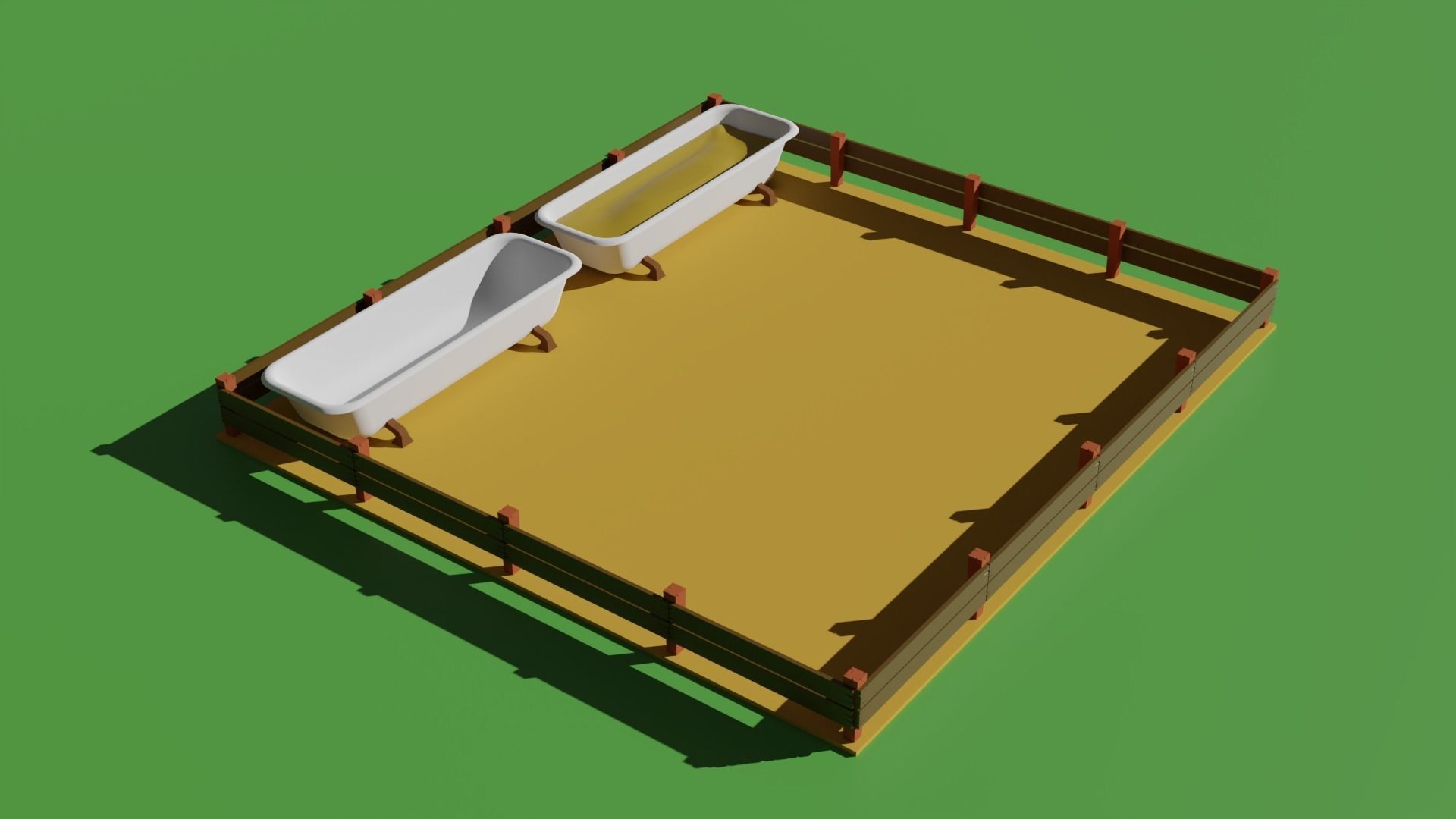 Low Poly Farm Package Low-poly 3D model_31