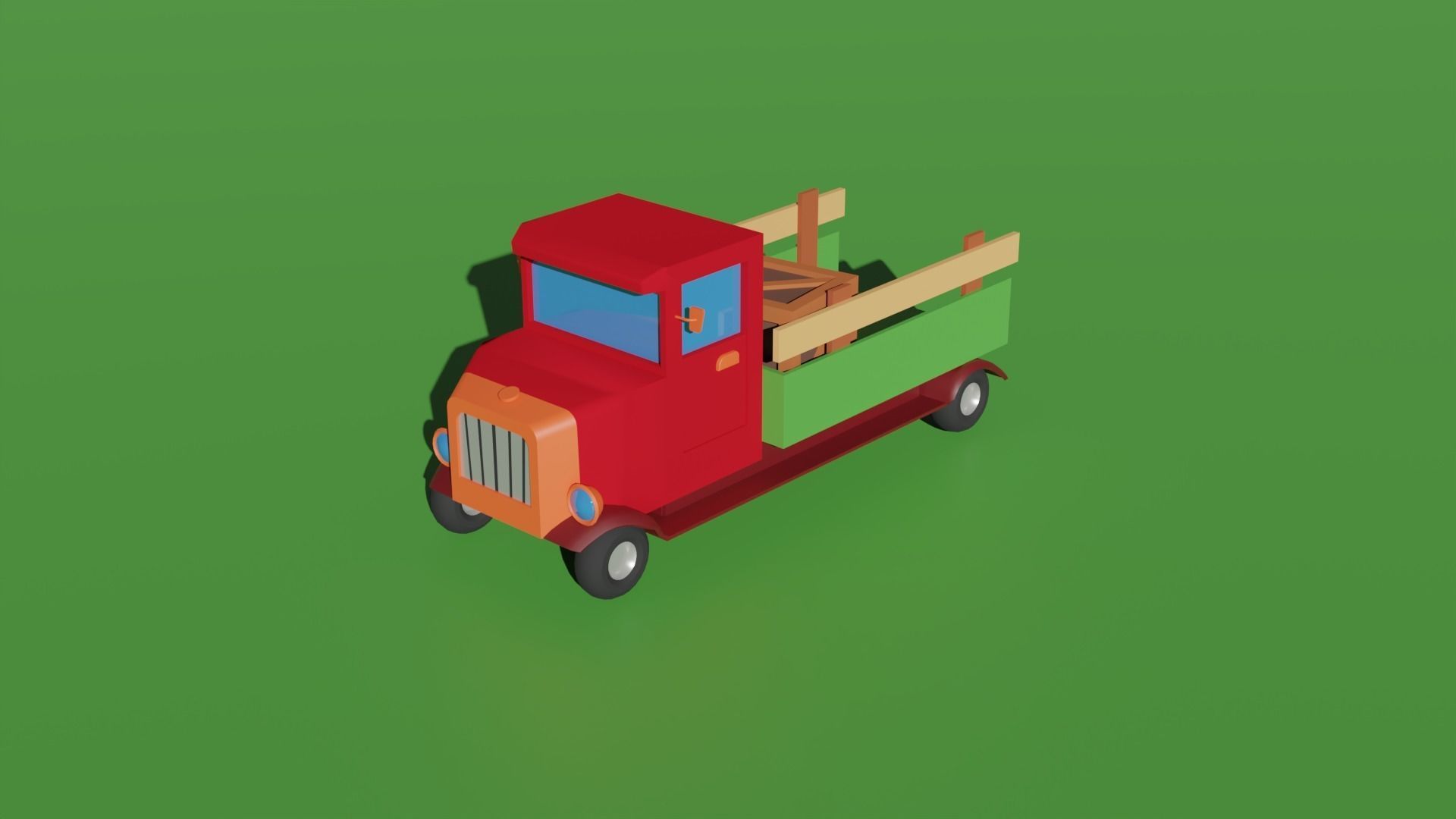 Low Poly Farm Package Low-poly 3D model_18