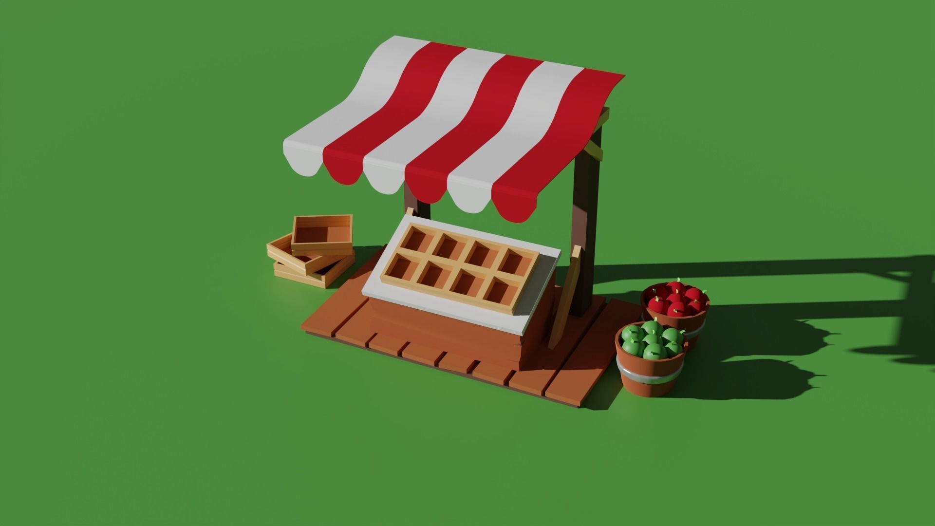 Low Poly Farm Package Low-poly 3D model_13