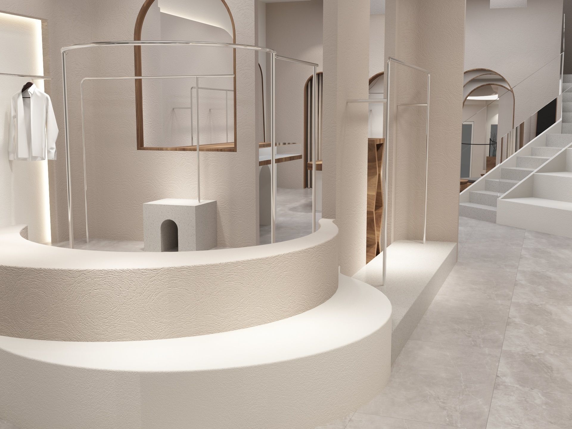 Clothing Shop 1 3D model_4