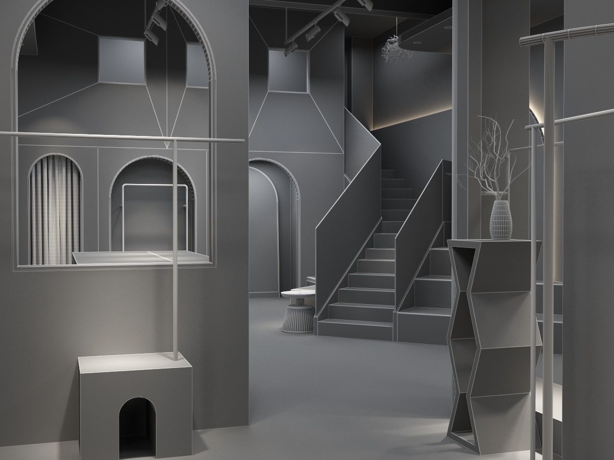 Clothing Shop 1 3D model_15