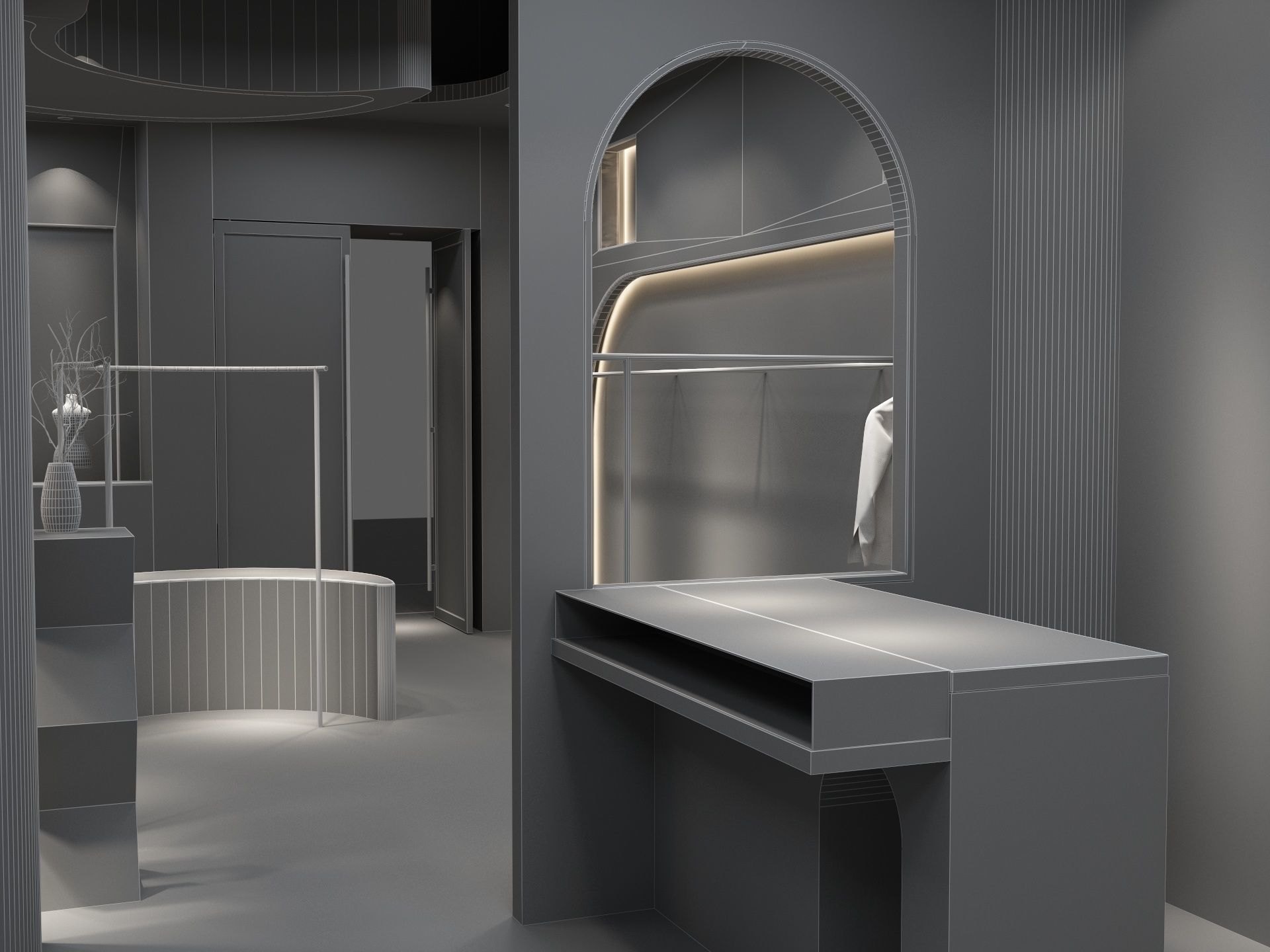 Clothing Shop 1 3D model_14