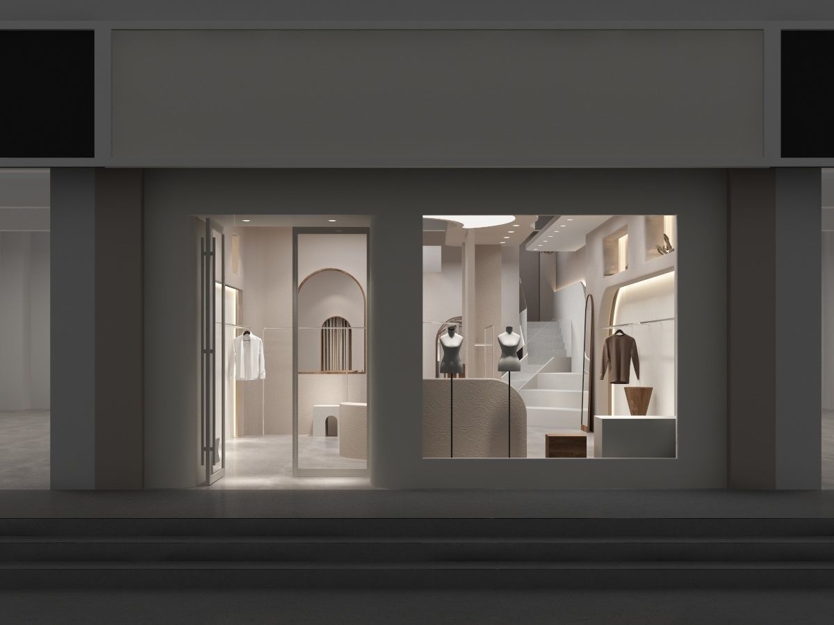 Clothing Shop 1 3D model_1