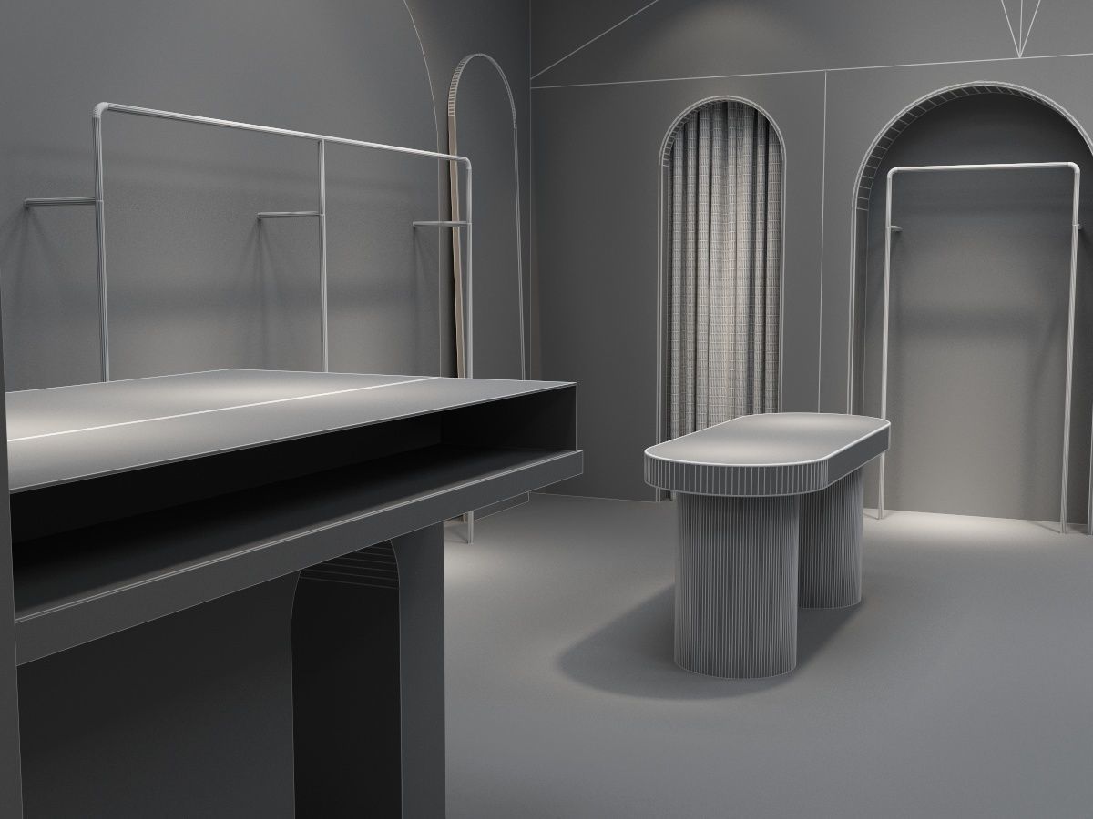 Clothing Shop 1 3D model_19