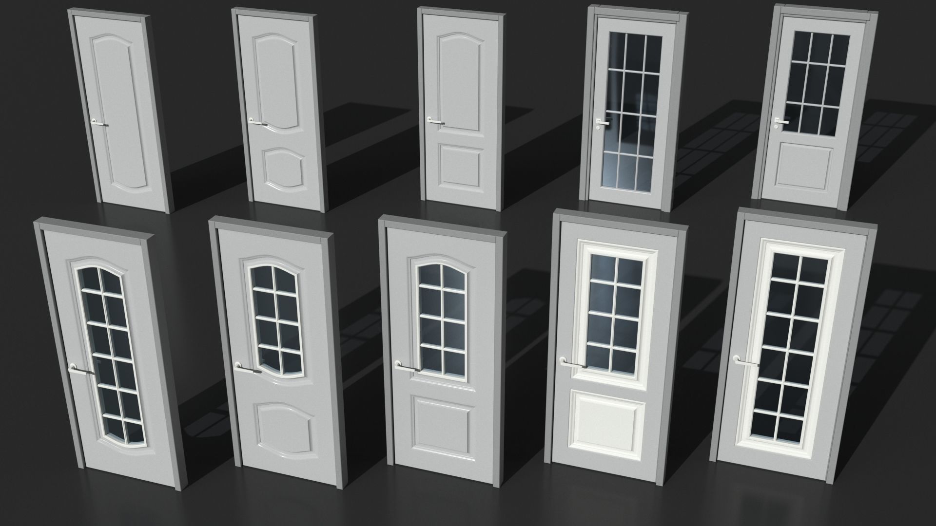 Doors Collection - 120 pieces 3D model_17