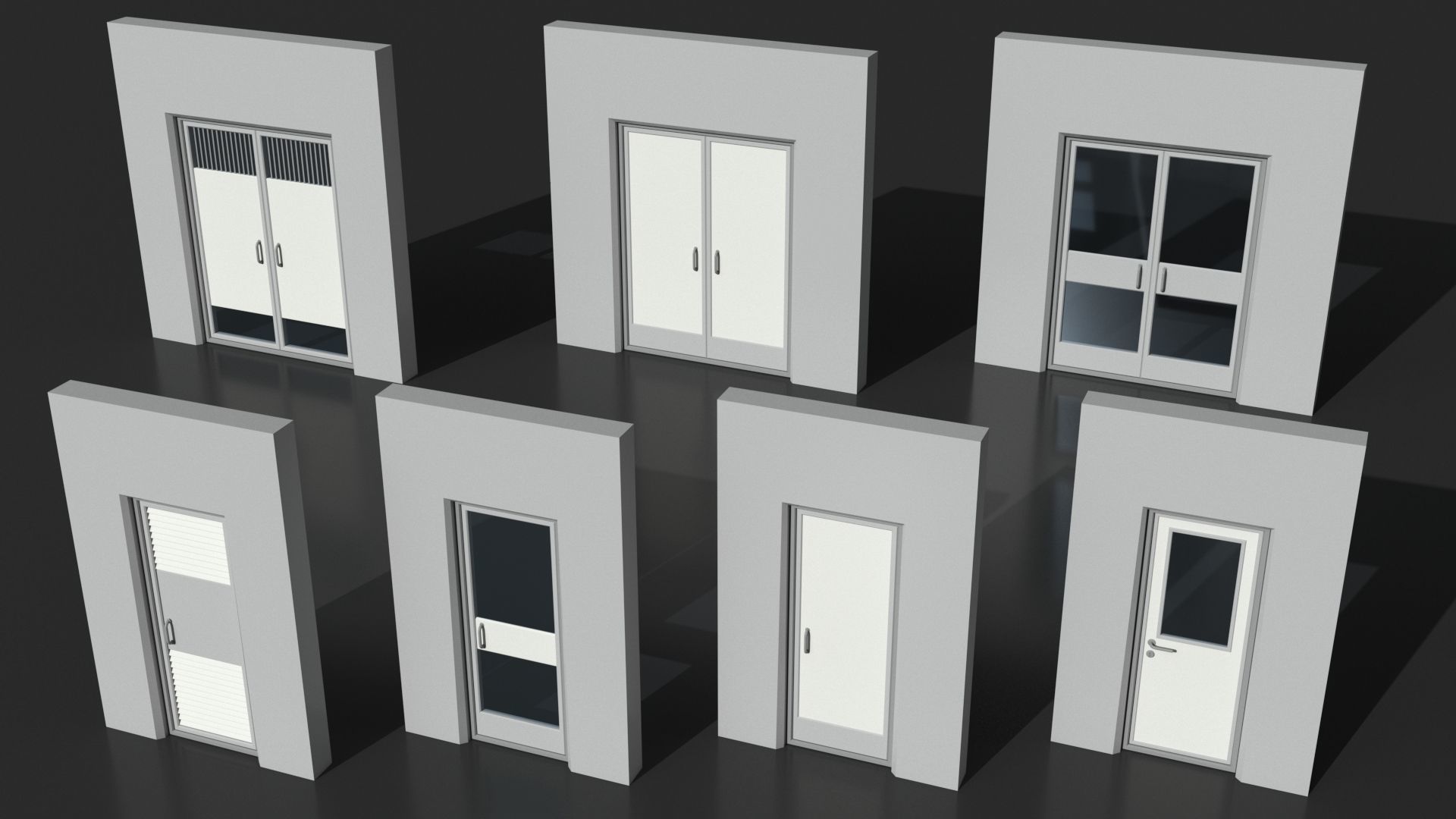 Doors Collection - 120 pieces 3D model_20