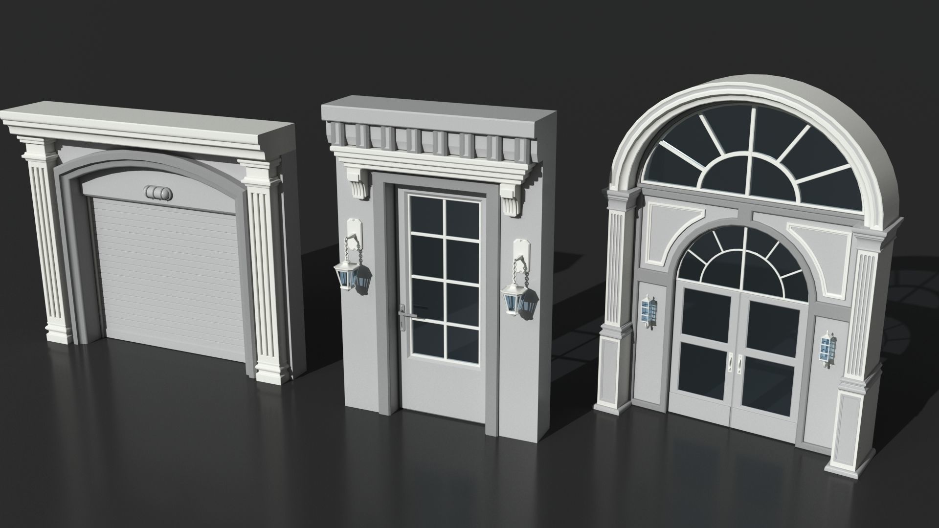 Doors Collection - 120 pieces 3D model_2