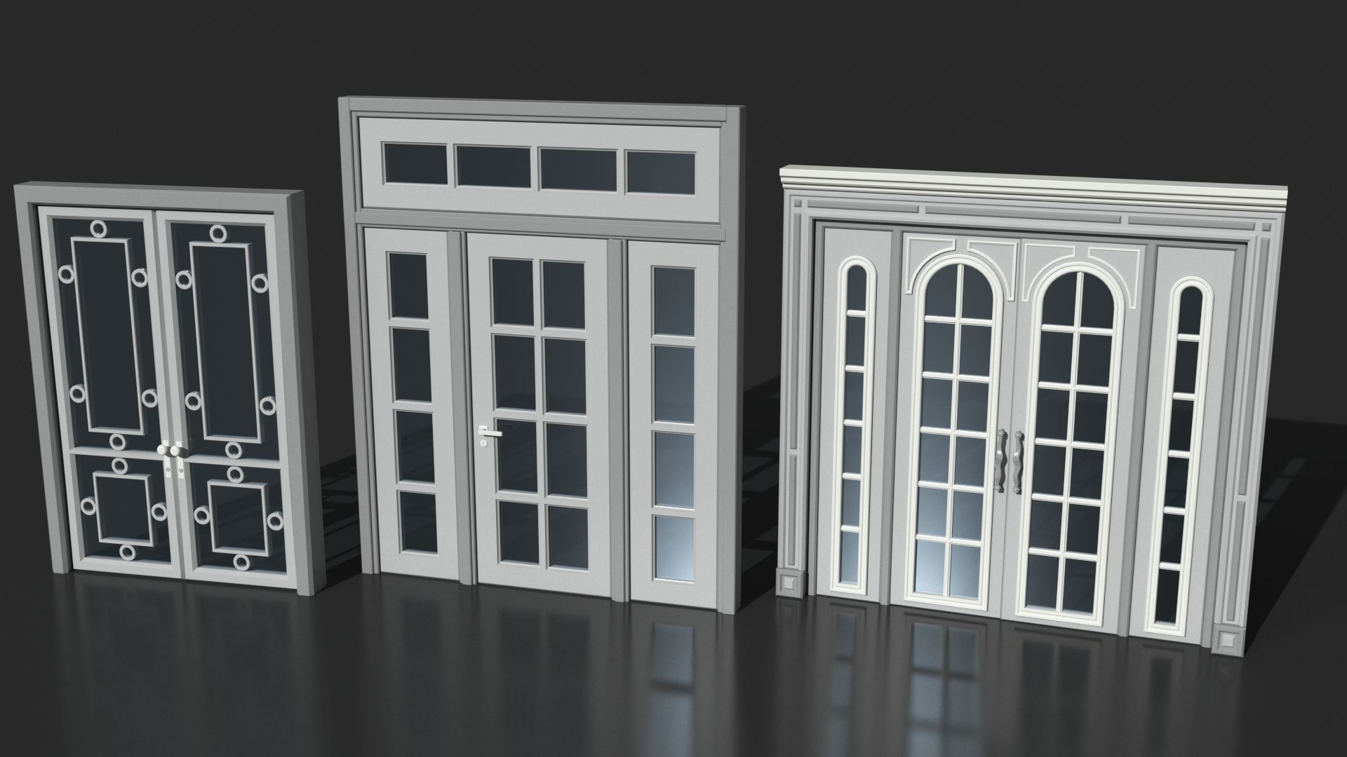 Doors Collection - 120 pieces 3D model_10