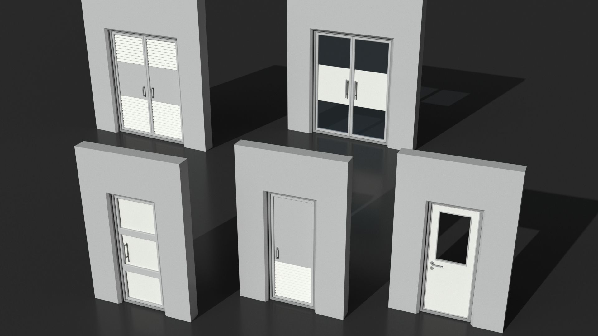 Doors Collection - 120 pieces 3D model_21