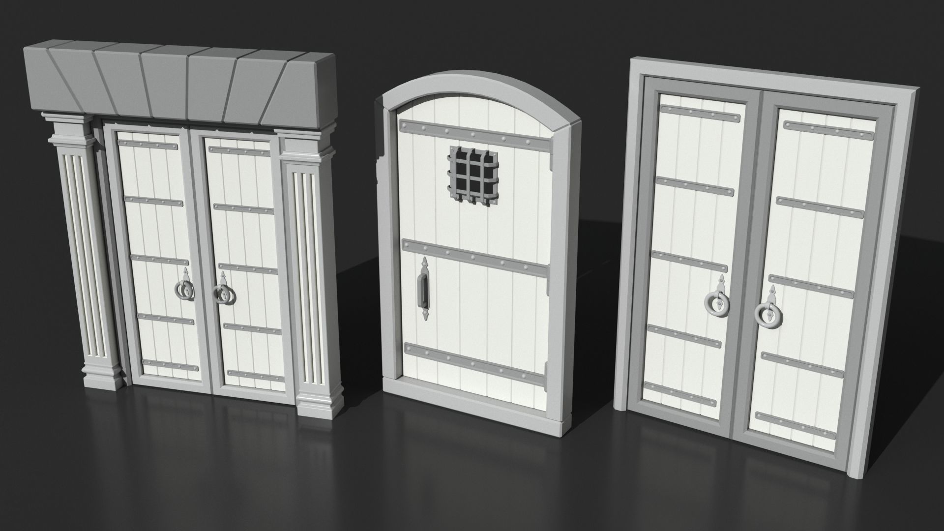 Doors Collection - 120 pieces 3D model_5