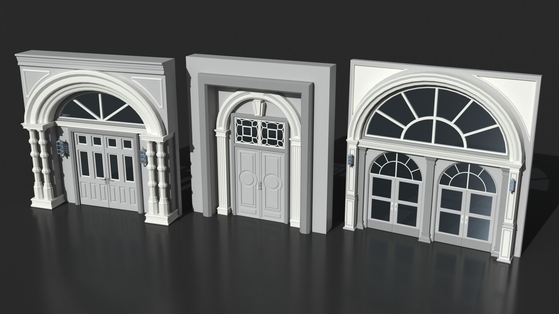 Doors Collection - 120 pieces 3D model_3