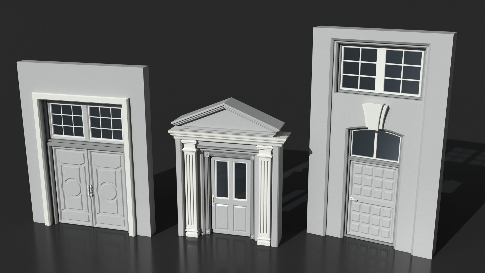 Doors Collection - 120 pieces 3D model_8