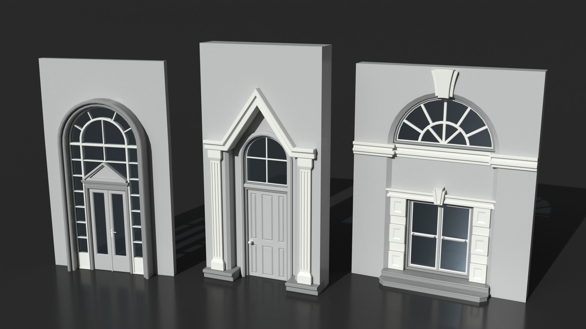 Doors Collection - 120 pieces 3D model_7
